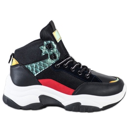 SHELOVET Színes cipők fekete sokszínű