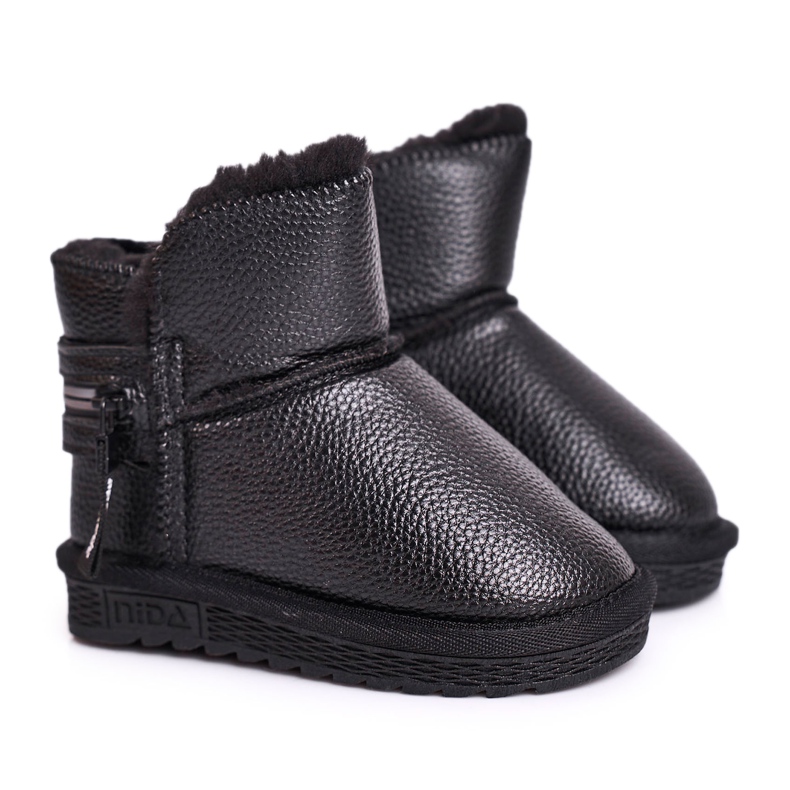 Apawwa Gyermek fekete meleg hócsizma Hagyja havazni