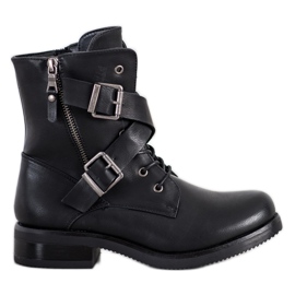 Kayla Klasszikus munkások csatokkal fekete