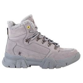 Kylie Trapperek Báránybőrrel szürke Kylie Trapperek Báránybőrrel szürke