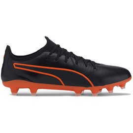 Puma King Pro Fg futócipő fekete-narancssárga 105608 06 sokszínű