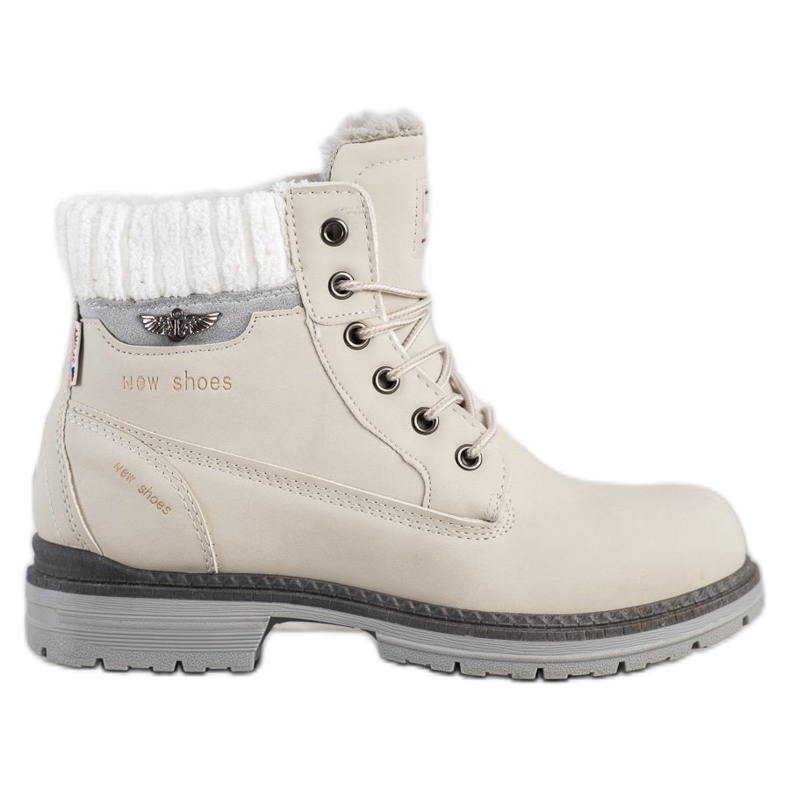 SHELOVET New Shoes túrabakancs bézs