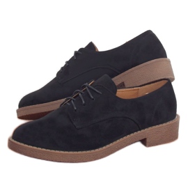 Fekete TU146 Fekete csipkés cipók