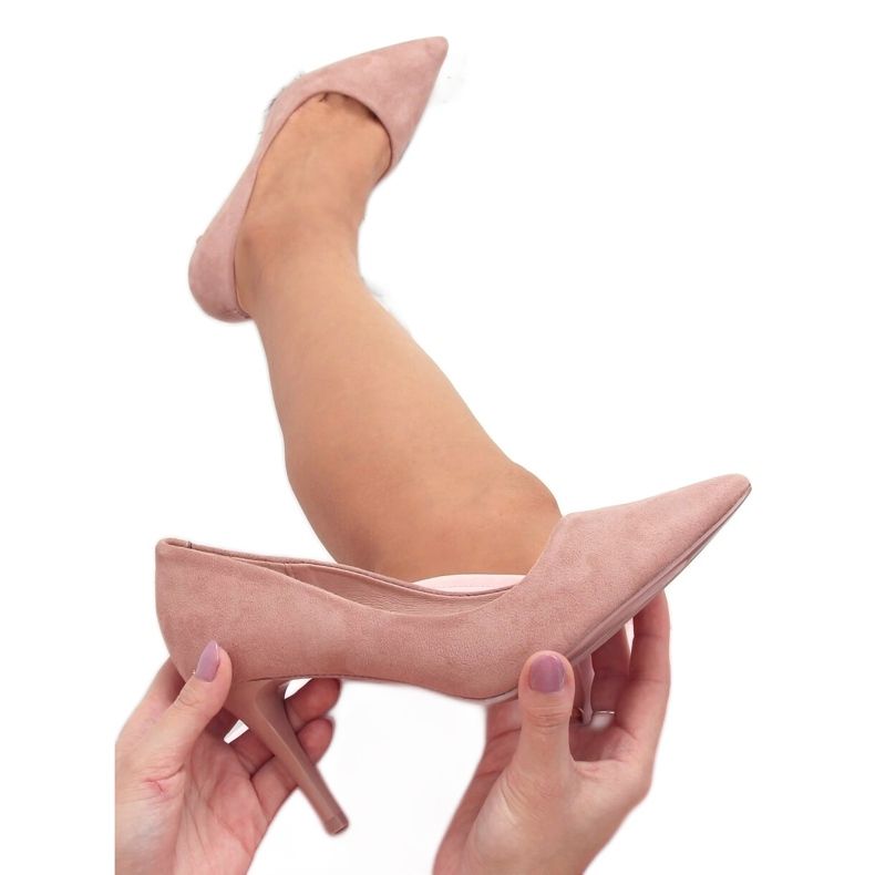 Kényelmes szivattyúk piszkos rózsaszínű LE012P rózsaszín csapon Kényelmes szivattyúk piszkos rózsaszínű LE012P rózsaszín csapon