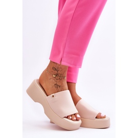 Női Platform Papucs Bézs Carmela 1