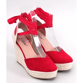 Francis Red ékes espadrillák piros 1