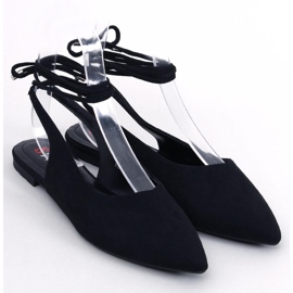 Pirson Black nyitott sarkú balettlakások fekete 1