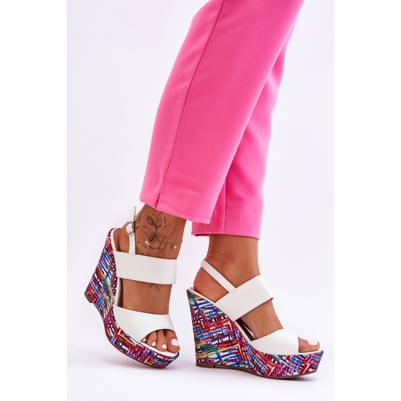 Női ékszandál fehér Calderia 2