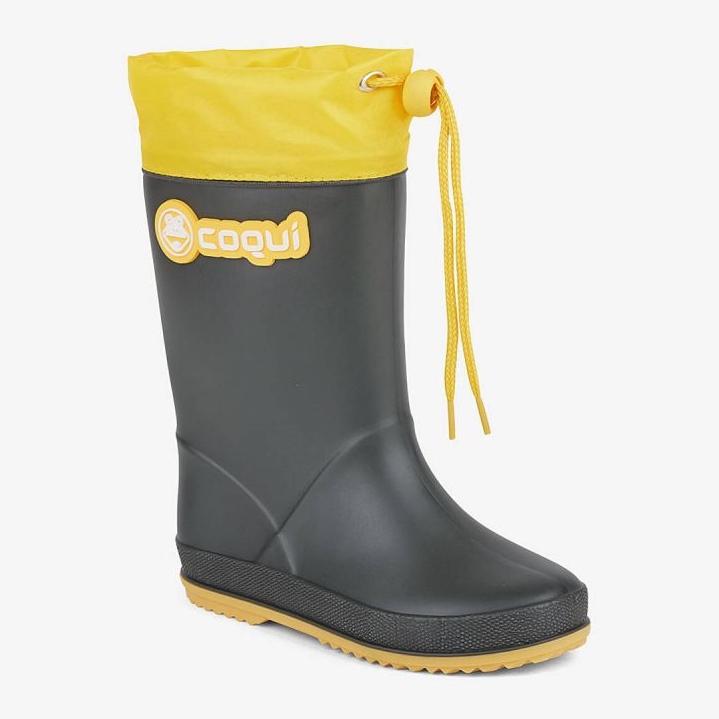 Wellingtons Coqui Rainy Collar Jr. 8509-100-2412 fekete 1