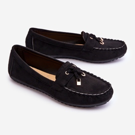 PS1 Klasszikus fekete velúr cipők Good Time 2