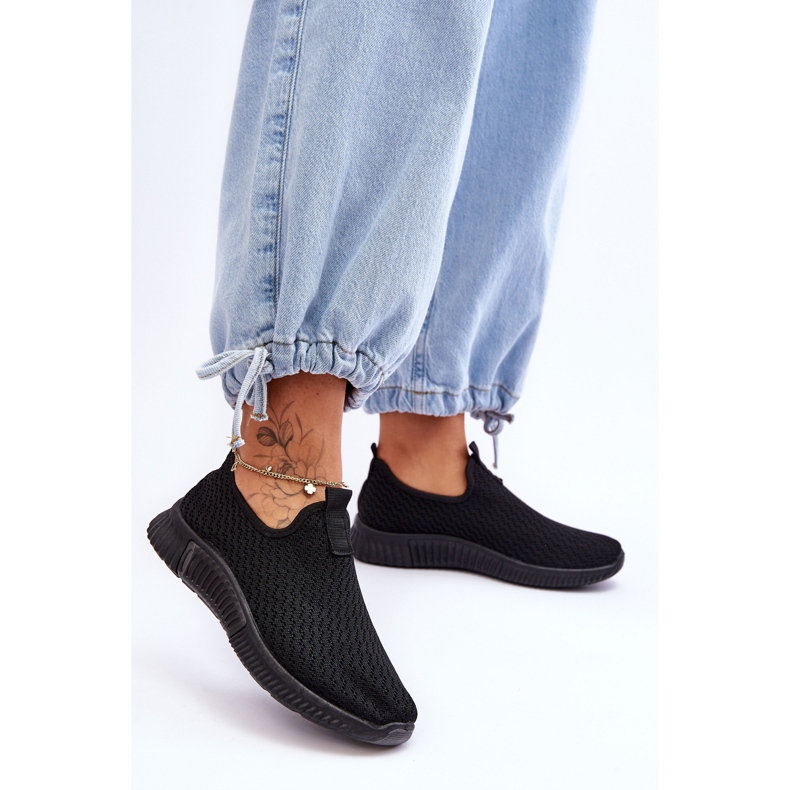 PM1 Klasszikus fekete Frankie Slip-On sportcipő 2