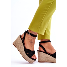 Női ékszandál fekete Kendall 3