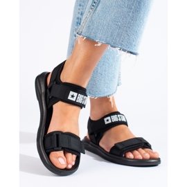 Big Star HH274A024B női fekete szandál 1