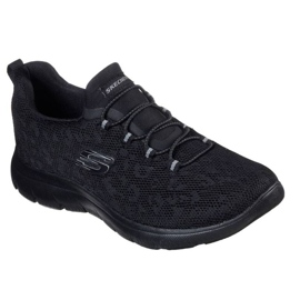 Skechers Summits cipők - Leopard Spot W 149037 Bbk fekete 1