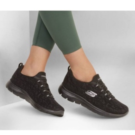 Skechers Summits cipők - Leopard Spot W 149037 Bbk fekete 2