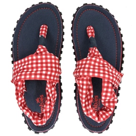 Gumbies Slingback Flip Flops W G-SB-WN-PICNIC piros 1
