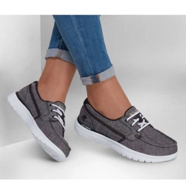Skechers On The Go Flex cipők W 136453 Bkw fekete 1