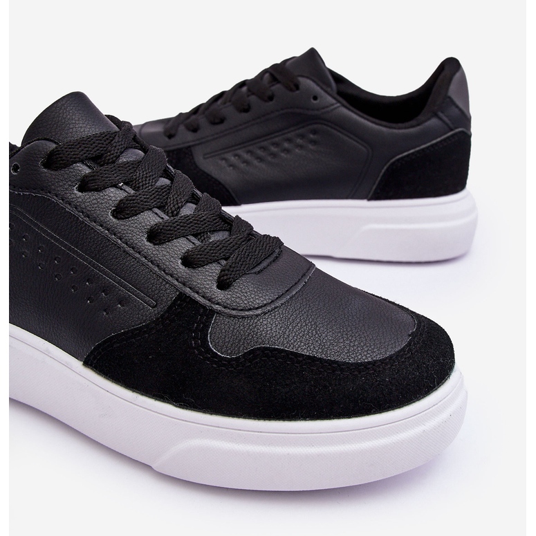 WJ1 Férfi fekete Castiel fűzős sportcipő 2