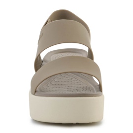 Crocs Brooklyn Low Wedge szandál W 2064-53-2YI bézs 1