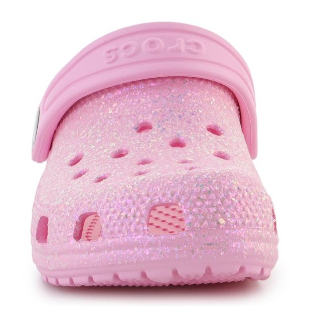 Crocs Classic Glitter Clog K Jr 206992-6S0 rózsaszín 1