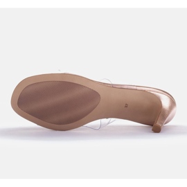 Marco Shoes Szandál átlátszó csíkokkal rózsaszín 1