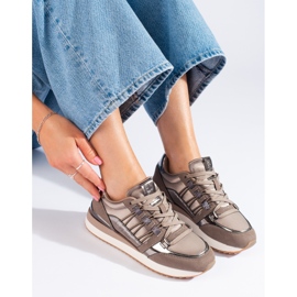 Női Big Star tornacipő KK274112 barna 1