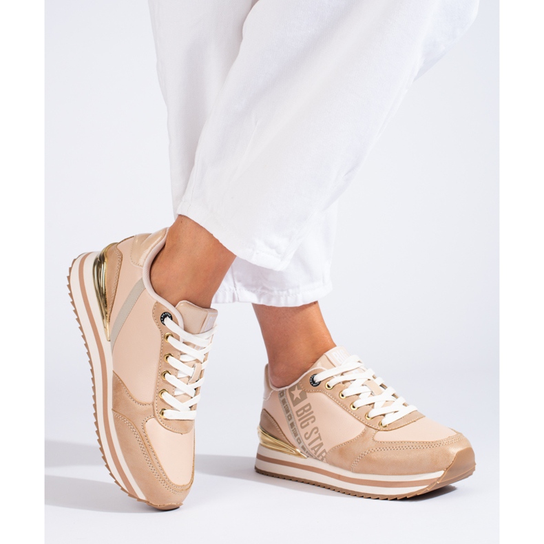 Női Big Star tornacipő KK274437 barna 1