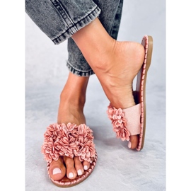 Prima Pink virágos papucs rózsaszín 1
