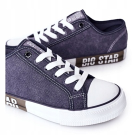 Férfi Big Star HH174047 sötétkék cipők 3