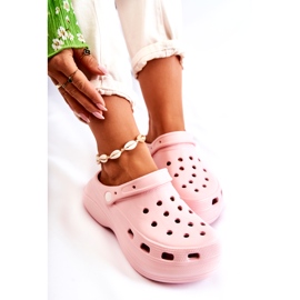 Női hab papucs Crocs Pink Coline rózsaszín 4
