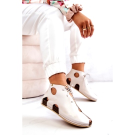 Maciejka 03426-25 Világos bőrcsizma Világos bézs 3