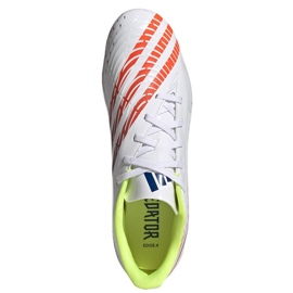 Adidas Predator Edge.4 FxG M GW0989 futballcipő fehér fehér 1