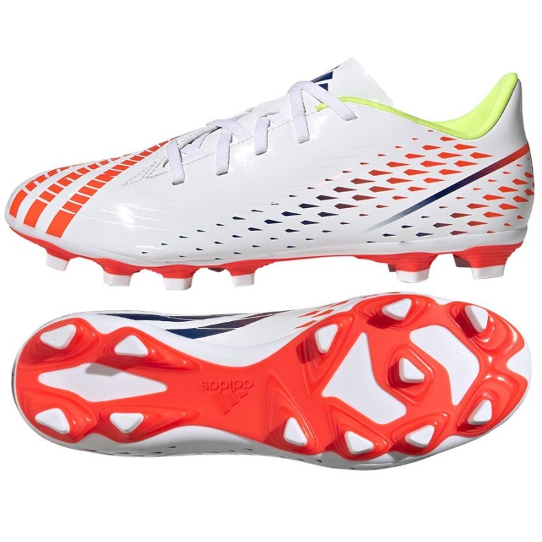 Adidas Predator Edge.4 FxG M GW0989 futballcipő fehér fehér 3