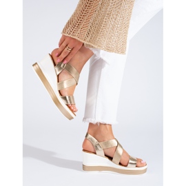 Shelovet arany ékszandál aranysárga 1