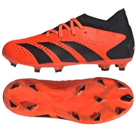 Adidas Predator Accuracy.3 Fg Jr GW4608 focicipő narancssárga narancs és vörös 1