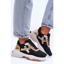 PS1 Női fűzős tornacipő, fekete Cortes 1