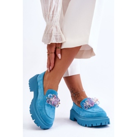 PS1 Női kristálycipők, kék Avril 6