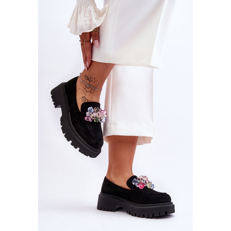 PS1 Női kristálycipő fekete Avril 1