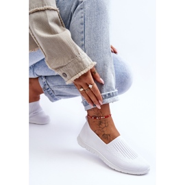 PE1 Női bebújós tornacipő, fehér Lento 2