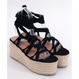 Platform espadrillák a Manon Black-től fekete 1 Platform espadrillák a Manon Black-től fekete 1