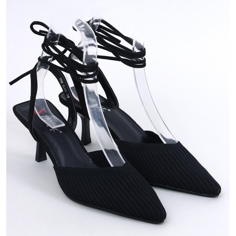 Cordier Fekete nyitott sarkú zoknitű 1