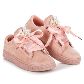 Gyöngyös sportcipők rózsaszín 2