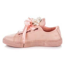 Gyöngyös sportcipők rózsaszín 3