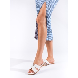 Shelovet fehér klasszikus lapos csúszdák 1 Shelovet fehér klasszikus lapos csúszdák 1