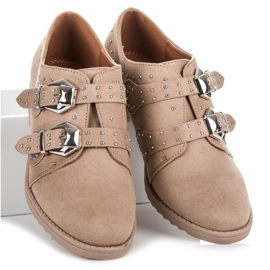 Fama Velúr cipő barna 2