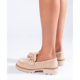 Shelovet bézs áttört velúr naplopók 2