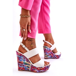 Női ékszandál fehér Calderia 2