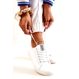 Bőr tornacipő Big Star JJ274311 fehér 1