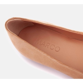 Marco Shoes Könnyű balerinák barna 2