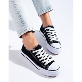 Női fekete Shelovet tornacipő 1